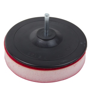 SUPORT DISC ABRAZIV AUTO-ADEZIV BURETAT CU TIJA / 125MM