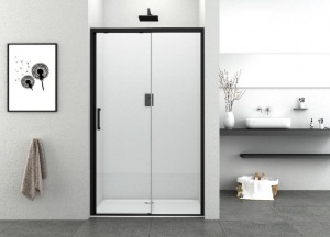 Usa Culisanta Cu Sistem Soft-Close Pt Cabina Dus Sanotechnik Elite Black Sc100B