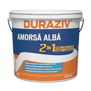 AMORSA ALBA 2 IN 1 DURAZIV, PRIMUL STRAT, 2.5L / PALET 96 BUCATI
