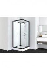 Cabina De Dus Cu Hidromasaj Cadita Joasa, Fara Plafon Sanotechnik Uni2 Ps15
