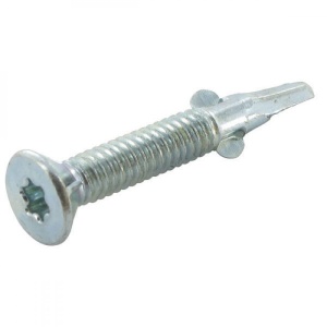 DIN 7504P – A – surub autoforant cu aripi, zincat alb - 4.8, 38