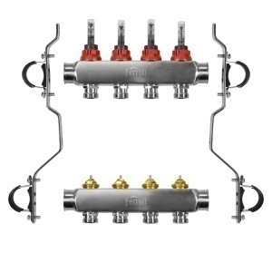 DISTRIBUITOARE DE INOX PENTRU INCALZIRE IN PARDOSEALA, 12 CAI, BASIC, 97DIS112 - Img 2
