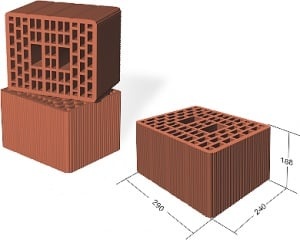 DUROTHERM BRICK 290X240X188 HD / 1.15 M3
