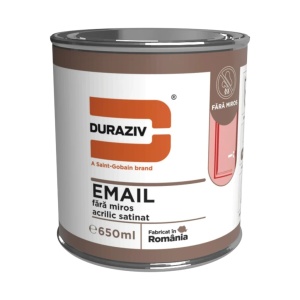 EMAIL ACRILIC SATINAT PE BAZA DE APA, DURAZIV FARA MIROS (3 NUANTE), 2.5L / BAX 6 CUTII