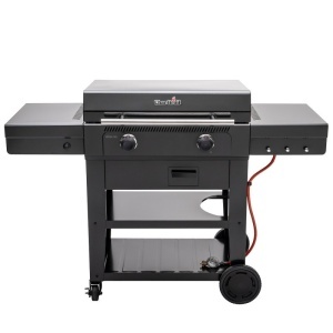 GRATAR PE GAZ TIP PLANCHA, GRILL SI CU CUPTOR CU PIZZA CHAR-BROIL VERSA TILE GRIDDLE 140241, 143X66X101.5CM