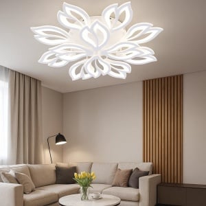 LUSTRA LED , DESIGN MODERN, TELECOMANDA, 240W, LUMINA REGLABILA 3000–6500K