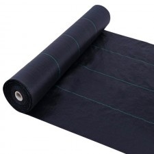 PLASA ANTIBURUIENI 1.5 x 100 M, NEGRU 50% RECICLAT