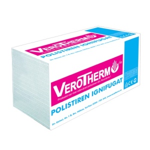 POLISTIREN EXPANDAT IGNIFUGAT EPS150 VEROTHERM, GROSIME 20MM , 500X1000 MM, 24 PLACI