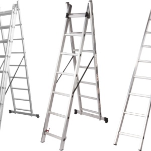 SCARA DIN ALUMINIU ETS, 8 TREPTE, 1 TRONSON, 226CM