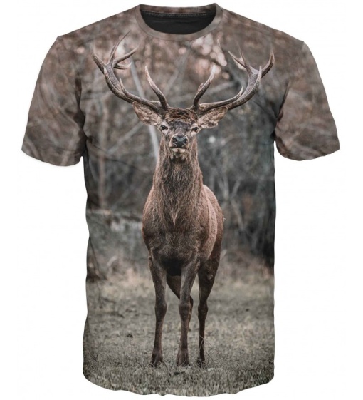 Tricou cu cerb #6631 L