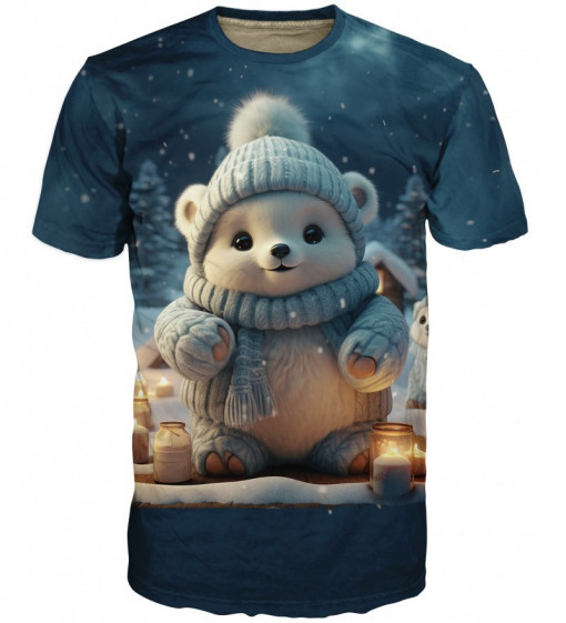 Tricou Ursuleț de pluș de Crăciun #5069