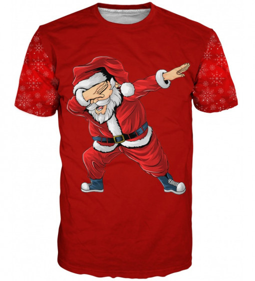 Tricou cu Moș Crăciun Dabbing #5057