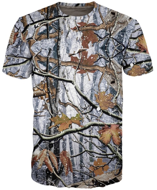 613 Tricou camuflaj iarna