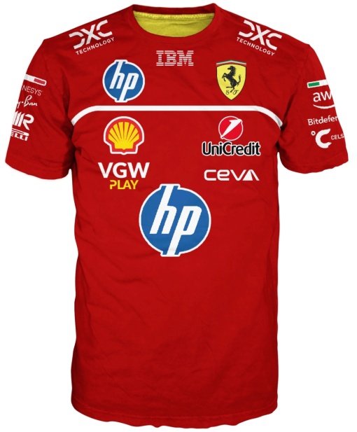 123 Tricou Ferrari F1