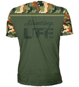 Tricou verde Camo de vânătoare #6700 M - Img 2