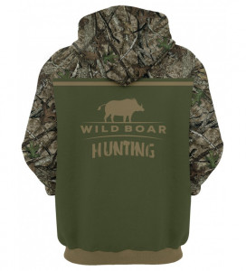 Hanorac verde Camo Boar #6672 - Img 2