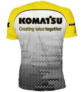 Tricou Komatsu #8073 L - Img 2