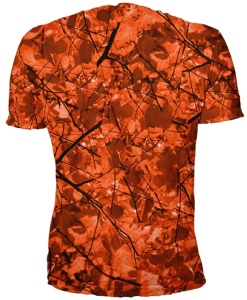 614 Tricou camuflaj portocaliu - Img 2