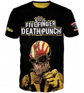 Tricou Death Punch Five Fingers #2034 - Img 1