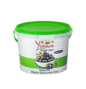 Masline Naturale Negre Uslu Sele Galeata 1KG Yunus