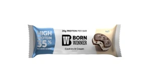 12 x Born Winner Gain протеинов бар - Бисквити със сметана - Img 2