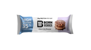 12 x Born Winner Gain протеинов бар - Шоколадов мус - Img 2