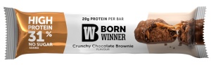 12 x Born Winner Deluxe CRUNCHY протеинов бар - Шоколадово брауни - Img 3
