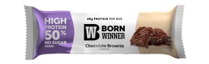 12 x Born Winner Slim протеинов бар - Шоколадово брауни - Img 3