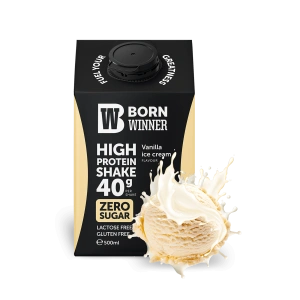 12 х Born Winner Protein Shake – Vanilla Ice Cream 500 ml
