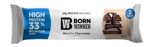 12 x Born Winner Active Протеинов бар Двоен шоколад 60г - Img 3