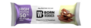 12 x Born Winner Slim протеинов бар - шоколад и лешници - Img 2