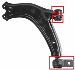 Set reparatie bascule fata Citroen Berlingo 1996 - 2011 - Img 2