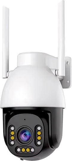 Cameră Supraveghere IP Speed Dome WiFi PTZ, Full Color, 2MP, Lentilă 4mm, Audio Bidirecțional, Slot Card, Auto Tracking, Detecție Umană, Alarmă cu Lumină Caldă