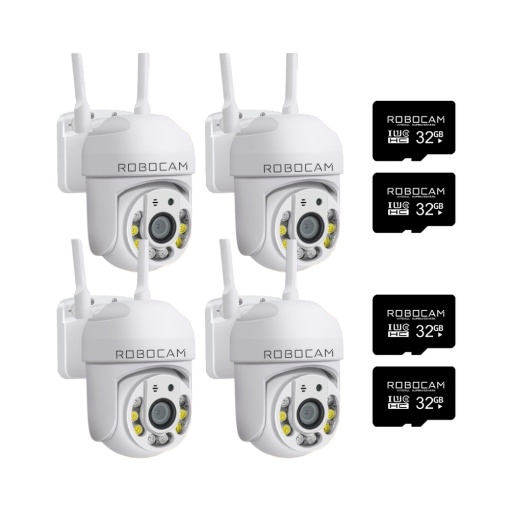 PROMO 3 Camere Supraveghere IP Wi-Fi 5MP V1 + 1 Camera si 4 Carduri Micro SD Cadou - Summer Sale