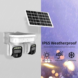 Camera 4G Dubla, Panou Solar, 2 Camere Rotative, Suport Prindere Colt, 4MP, Detectie si Urmarire Persoana - Img 4