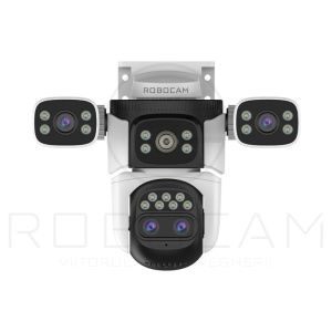 Camera IP Speed Dome WiFi 6 , 4 Ecrane, zoom 10x, 8 MP, Auto-Tracking, IR 30m, Audio Bidirecțional - Img 1