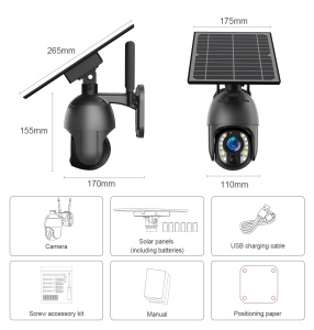 Cameră Supraveghere 4G Solară cu Zoom Optic 10X, 5MP, AI și Viziune Nocturnă Color - Img 8