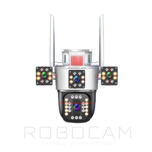 Camera Supraveghere Exterior, WIFI, 3 Vederi, V380 Pro - Img 2
