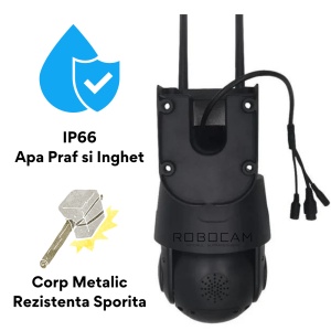 Camera Supraveghere WIFI 4K Ultra HD 30X ZOOM OPTIC Automat, IP 66, Card Memorie CADOU ! - Img 4