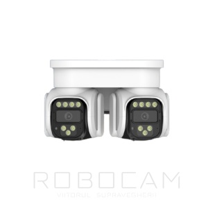 Camera WiFi Dubla, 2 Camere Rotative, Suport Prindere Colt, 4MP, Detectie si Urmarire Persoana - Img 3
