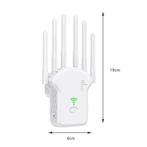Amplificator WiFi 300Mbps 3 în 1 cu 6 Antene Externe – Router, Access Point și Repeater - Img 2