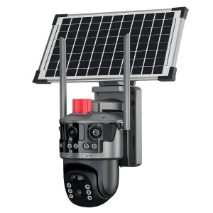 Cameră de Supraveghere 4G, Solară, Duală, Panoramica, cu 4MP, Panou Solar și Detecție Mișcare + CARTELA CU INTERNET - Img 2