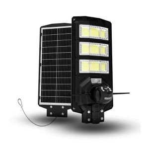 Camera Supraveghere + Lampa LED cu Panou Solar si Telecomanda, WiFi, 18.000 Mah - Img 2