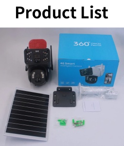 Cameră Supraveghere Solară PTZ 6MP cu 2 Lentile, 360°, 4G, Audio Bidirecțional, Vedere Nocturnă, Alarma, 12.000mah - Img 5