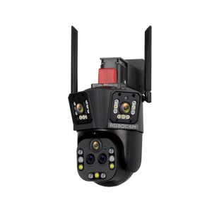 Cameră Supraveghere WiFi Exterior cu Zoom Optic 20X, Multi-Lentilă, Viziune Nocturnă și AI + CADOU CARD SD 64 - Img 5
