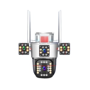 Camera Supraveghere Exterior, WIFI, 3 Vederi, V380 Pro