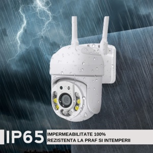 PROMO 2 Camera Supraveghere IP Wi-Fi 5MP V1 + 2 Carduri Micro SD CADOU - Summer Sale - Img 6