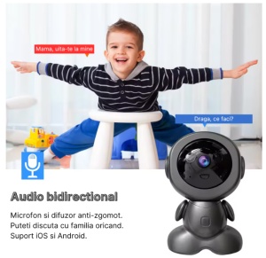 Camera Baby WiFi, Microfon, Infrarosu, Detectie Miscare - Img 6