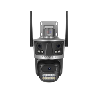 Cameră de Supraveghere Inteligentă WiFi cu 3 Lentile și Recunoaștere AI - Img 1