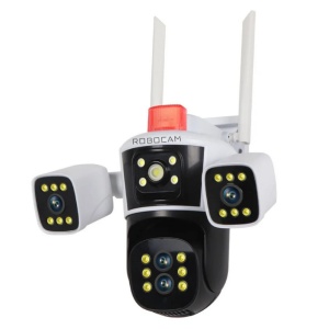 Camera de Supraveghere WIFI 8K, 16MP, Zoom 10X, 4 lentile, 3 ecrane - Img 2